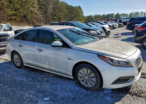 2017 Hyundai Sonata Hybrid from USA, damaged, VIN KMHE24L19HA060081